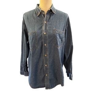 Vintage denim button down by Tracy x Carl